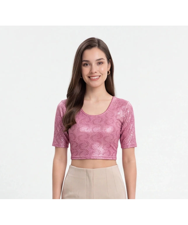 Pink Strechable blouse