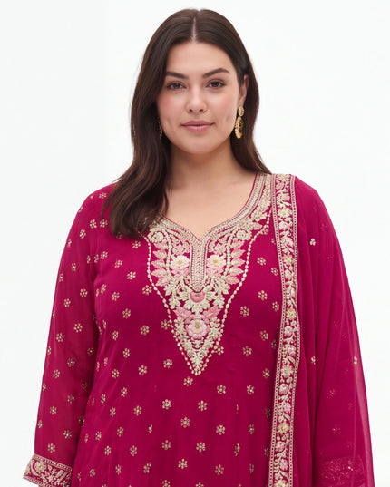 Chiffon Anarkali suit
